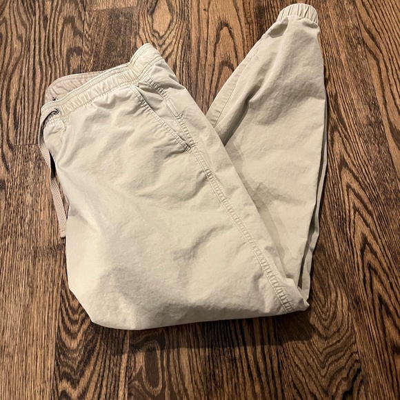 Gap beige twill joggers size large - Picture 3 of 9